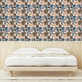 thumbnail image 3 of Ambesonne Tropical Peel & Stick Wallpaper for Home, Exotic Flora Nature Art, 13"x72", Slate Blue Pale Caramel, 3 of 5