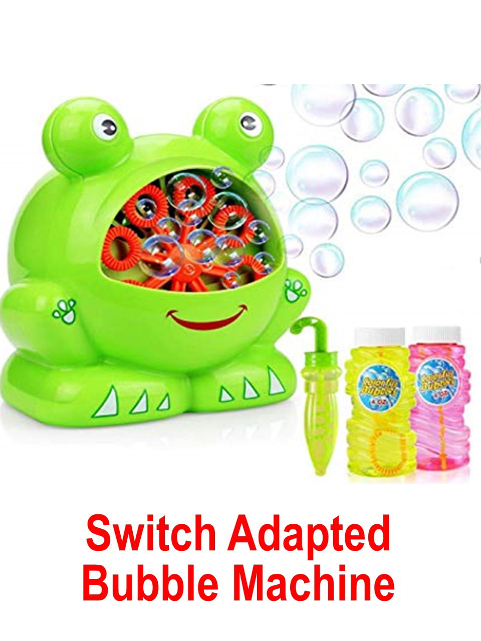 Switch Adapted Bubble Machine Adaptive Toys Special Needs Switch Toys Switch Toys Walmart Com Walmart Com