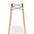 thumbnail image 6 of Signature Design by Ashley Contemporary Jaspeni Home Office Desk, White/Natural, 6 of 7