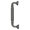Antique Nickel, variant on Deltana DP2578U15 10 in. Door Pull with Rosette, Satin Nickel - Solid