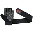 thumbnail image 5 of MRX Weight Lifting Leather Gloves With Long Wrist Strap for Better Wrist Support in Leather Black Medium, 5 of 6