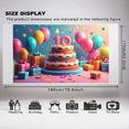thumbnail image 4 of 18th Birthday Celebration Backdrop Backdrop Decoration Photo Props Party Supplies Background For Birthdays Special Occasions Decorations Events, 4 of 4