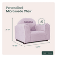 thumbnail image 4 of Keet Upholstered Customizable Children's Chair, Microsuede, Lavender, 4 of 5