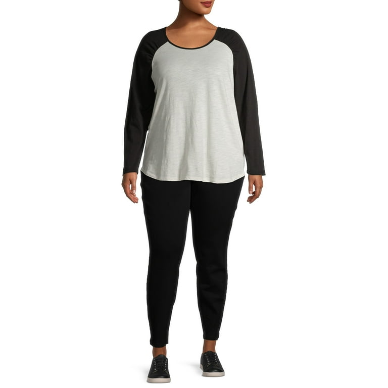 terra & sky women's plus baseball tee