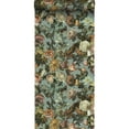 thumbnail image 5 of ESTA Home Zarinda Light Blue Flowers Wallpaper, 20.9-in by 33-ft, 5 of 6