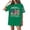 Green, variant on USA Flag Oversized Tshirts for Women 4th of July Tshirt Independent Day Outfits Patriotic 250 Anniversary 1776-2026 Graphic Tee