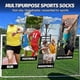 thumbnail image 5 of paresnegrosCalcetines de fútbol antideslizantes unisex Calcetines deportivos Anti ampollas Baloncesto Hockey Senderismo Trekking Calcetines deportivos transpirables para hombres y mujeres, 5 of 5