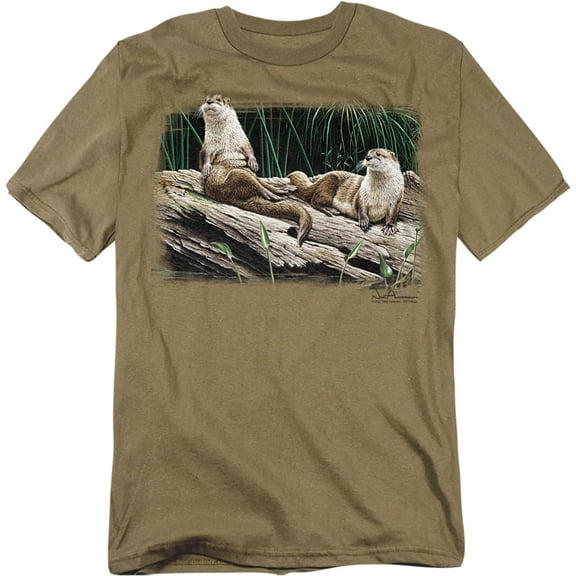 Wildlife T-Shirt River Otters Unisex Graphic Tee For Men & Women