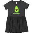 thumbnail image 3 of Inktastic Avocuddly Cute Avocado Girls Toddler Dress, 3 of 5