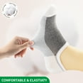 thumbnail image 2 of Mens No Show Socks, 8 Pairs Non Slip Ankle Socks for Men Low Cut Athletic Liner Sock for Loafer Flats Sneakers, 2 of 5