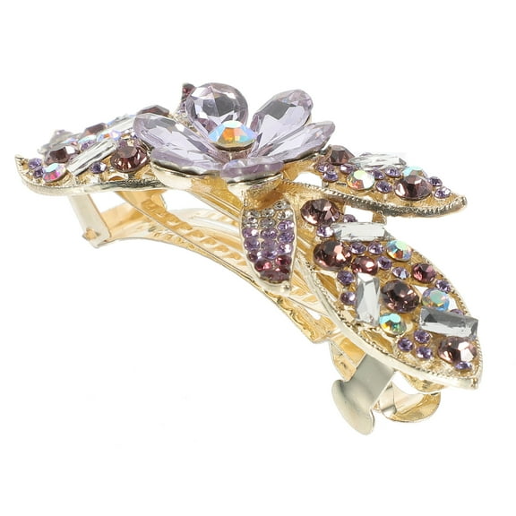 WASHWEPE 1Pack Metal Rhinestone Hair Accessory For Special Occasions 9.0*3.0*3.5In