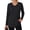 Black, variant on Rosvigor Womens Workout Tops Long Sleeve V Neck Tee Shirts Athletic Shirts Comfy Activewear Tops for Gym Running Yoga