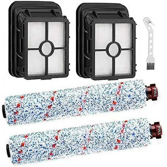 Machine-Ya Multi Surface Pet Brush Roll Filter Replacements Compatible with Bissell CrossWave