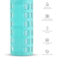 thumbnail image 4 of purifyou Premium 40/32 / 22/12 oz Glass Water Bottles with Volume & Times to Drink, Silicone Sleeve & Stainless Steel Lid Insert, Reusable Bottle for Fridge Water, Milk, Juice, 4 of 5