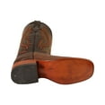 thumbnail image 3 of Ferrini Western Boots Mens Exotic Kangaroo Rubber Chocolate 10893-09, 3 of 7