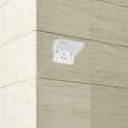 thumbnail image 4 of HAMPPLIES Weatherproof Outlet Box ABS White for Electrical Outlet 1Pack, 4 of 8