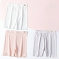 thumbnail image 4 of Bike Shorts for Girls - Toddler, Kid, Dance & Ice Silk Shorts Boyshort Panties Big Kids Soft Underwear, 3 Pack, 2-12 Years, 4 of 4