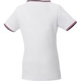 thumbnail image 2 of Elevate - Camiseta de piqué modelo Elbert para mujer señora (Blanco/Azul Marino/Rojo), 2 of 2