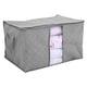thumbnail image 2 of Bolsa de almacenamiento de edredón de tela no tejida multicolor Bolsa de acabado de ropa Armario Bolsa a prueba de polvo Scienceny JJ25869-07B*2, 2 of 6