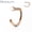 Rose Gold, variant on D Shape Flat End Nose Hoops Titanium Implant Grade 18 Gauge and 20 Gauge Piercings Jewelry for Women Men Sold Each