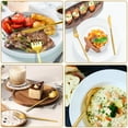 thumbnail image 6 of Silverware Sets, 30 Pieces Stainless Steel Flatware Set, Utensils Set Service for 6, Tableware Cutlery Set for Home and Restaurant, Knives Forks Spoons, Mirror Polished, Dishwasher Safe, Gold, 6 of 9