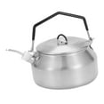 thumbnail image 5 of 1L Camping Water Kettle Water Boiler Kitchenware Cooking Teapot Coffee Pot Teakettle for Backpacking Barbecue Travel Campfire, 5 of 9