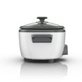 BLACK+DECKER 14Cup Digital Rice Cooker and Steamer, White, RCD514