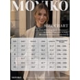thumbnail image 7 of MOYIKO Mock Cowl Neck Long Sleeve Shirts for Women Casual Relaxed Loose Fit Pullover Shirt, 7 of 7