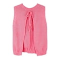 thumbnail image 5 of WAYUTE Tank Tops for Women Backless Tie Up Solid Color Sweater Vest Sleeveless Crewneck Knit Crochet Breathable Crop Tops, 5 of 6