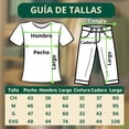 thumbnail image 4 of BELIME Set de 2 Pijamas Hombre Adulto, Manga Larga, Cuello Redondo, 2 Piezas por Conjunto, 4 of 5