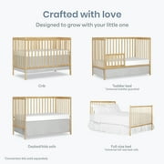 Dream On Me Synergy 5 in 1 Convertible Crib in Barnwood Natural, Greenguard Gold Certified
