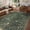 Green, variant on Lahome Decor Floral Area Rug 6'x9', Machine Washable Rugs for Living Room, Non Slip Rug with Vintage Printed, Low Pile Carpet for Bedroom Dining Room Home Office, Green