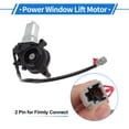 thumbnail image 4 of Unique Bargains Rear Left Driver Side Power Window Regulator Lift Motor for Honda Civic 2001-2005 No.742837/389114 2 Pins Car Window Glass Lift Motor, 4 of 7