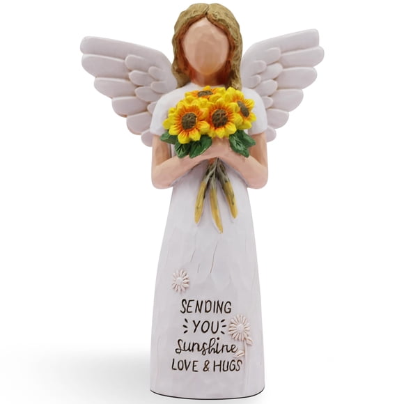 Decoración con forma de girasol Cowspt, regalos para mujer, resina, 12,8 cm
