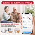 thumbnail image 3 of CallToU TY01WH-US 2-1 Wi-Fi Alarme d'Urgence pour Personnes Âgées, 3 of 8