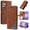 Brown, variant on For Samsung Galaxy S26 Ultra 5G Wallet Phone Case With Card Holder Magnetic Closure Folio Splicing PU Leather Flip Case,Blue,For Galaxy S26 Ultra 5G
