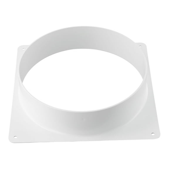 Air Vent Duct Connector Flange Straight Ventilation Pipe Plastic Ducting Tools