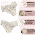 thumbnail image 3 of BIMEI Camel Toe Proof Thong Avoid Camel Toe Concealer Pad Panty Invisible Guard for Women Bikini Brief Underwear,Beige Wavy Edge,XL, 3 of 7