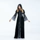 thumbnail image 4 of Qarigey Adulto Calavera Esqueleto Vestido largo con capucha Disfraces de Halloween Cosplay Disfraces de disfraces negro M Qarigey FS9136-02, 4 of 6