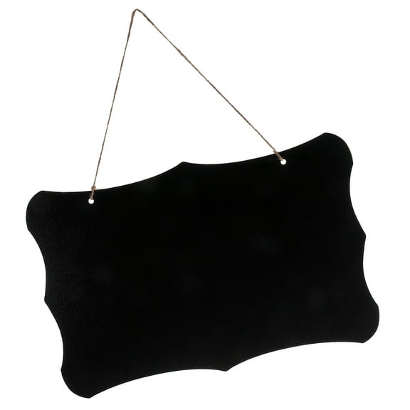 unbranded 5 Pcs Chalkboard Signs Cork Boards for Walls Hanging Magnet Display Stand Black