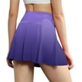 thumbnail image 6 of Women Shorts under $5! Xqxayjr Tennis Skirt for Women Skirt with Shorts Underneath High Waisted Pleated Golf Skorts Athletic Workout Skirts, 6 of 6