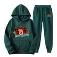 thumbnail image 1 of TIMIFIS Survêtement pour Hommes 2 Pcs à Capuche Ensemble de Sport Décontracté pour Course Jogging - Automne, 1 of 9