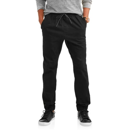 George - Men's Twill Jogger Pants - Walmart.com