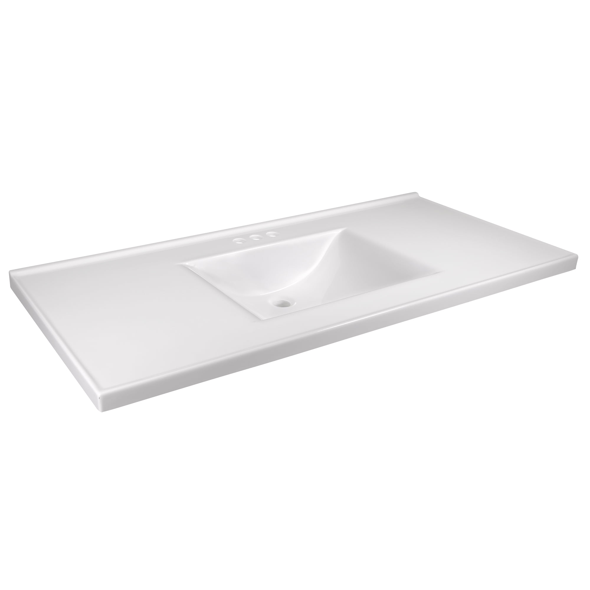 Design House Contempo Cultured Marble Vanity Top 49", Solid White