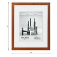 thumbnail image 6 of Gallery Solutions - 16"x20" Flat Walnut Frame - Rectangular Wall Mount - For 11"x14" Photos - Premium Wood with Double White Mat, 6 of 10