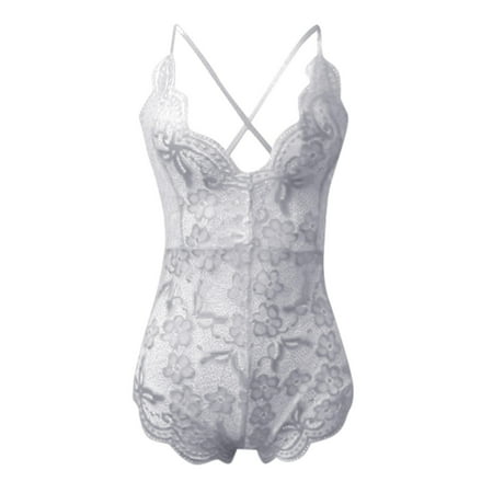 Womens Underwear Lace Body Suit Lingerie Bodysuit Crotchless Women Underwear for Women