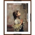 thumbnail image 5 of Praying Girl, Italian Painting of 19th Century Framed Giclee Print by Roberto Ferruzzi, 18" x 24", Sold by Art.com, 5 of 5