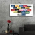 thumbnail image 5 of Epic Art 'Picasso Mother Said' by Gregory Constantine, Acrylic Glass Wall Art, 48"x24", 5 of 8