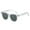 Transparent gray frame gray sheet, variant on Rulwuck Polarized Sunglasses for Men Women Classic Vintage 80s Shades UV Protection Sun Glasses