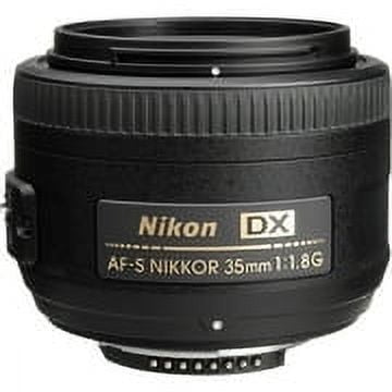 Nikon DSLR AF-S DX NIKKOR 35mm f/1.8G Lens - Walmart.com